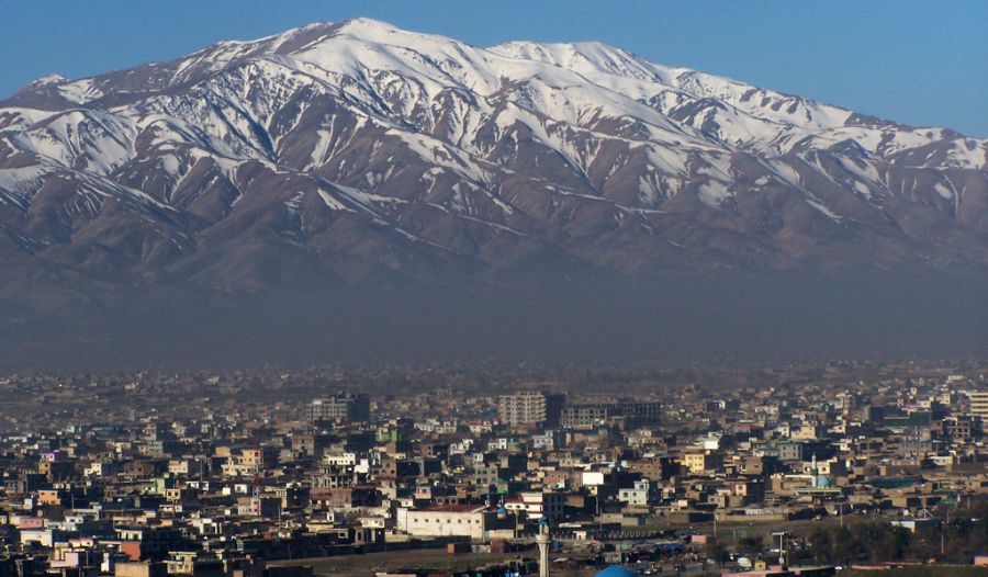 Hindu Kush from Kabul in Afghanistan