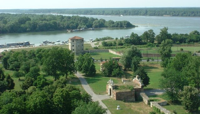 River Danube flowing through Belgrade