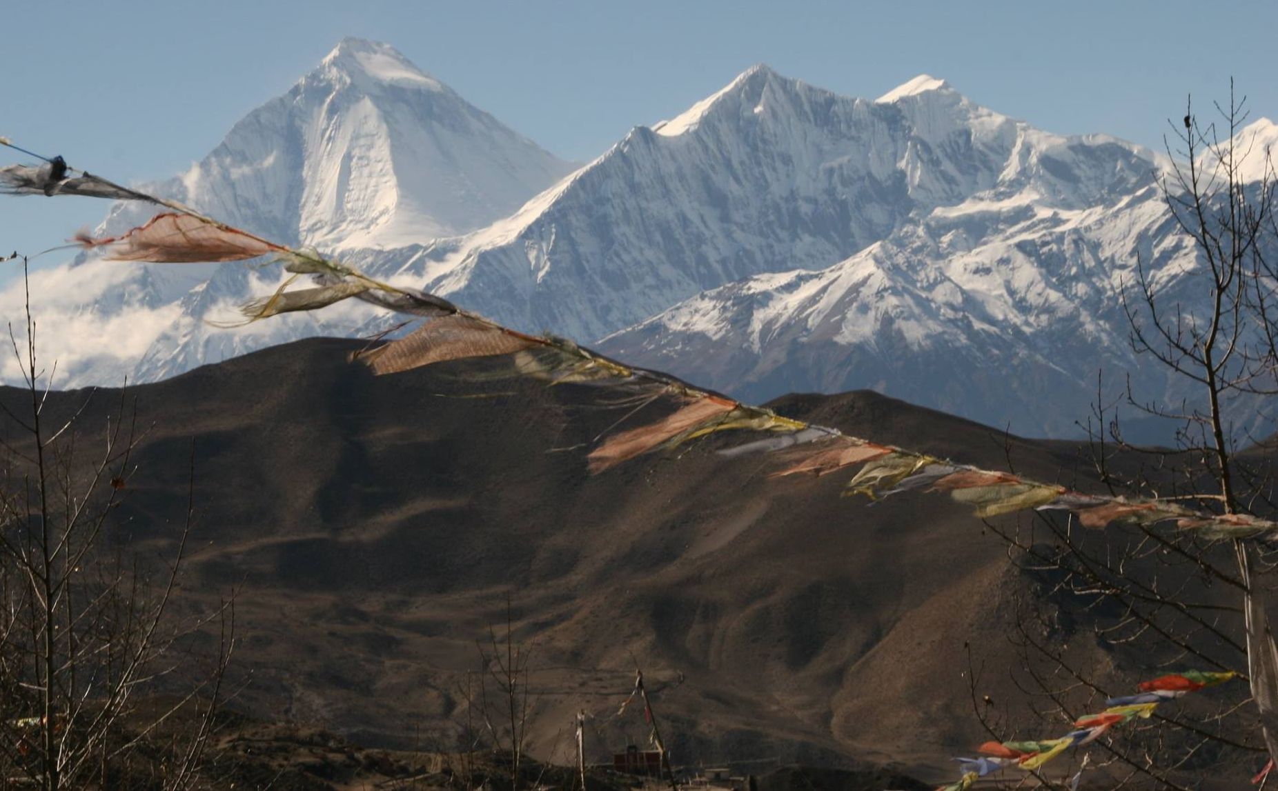 Dhaulagiri and Tukuche Peak from Muktinath