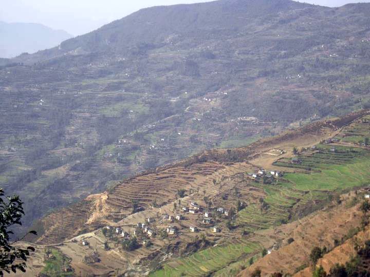 Terraced Hillsides around Bung