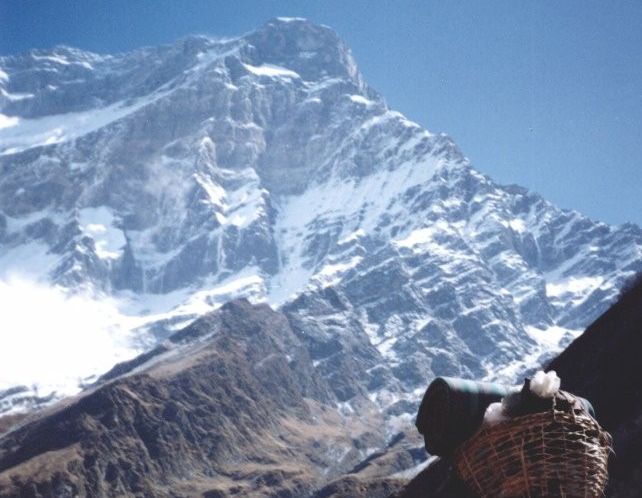 Mt.Dhaulagiri I from Myagda Khola Valley