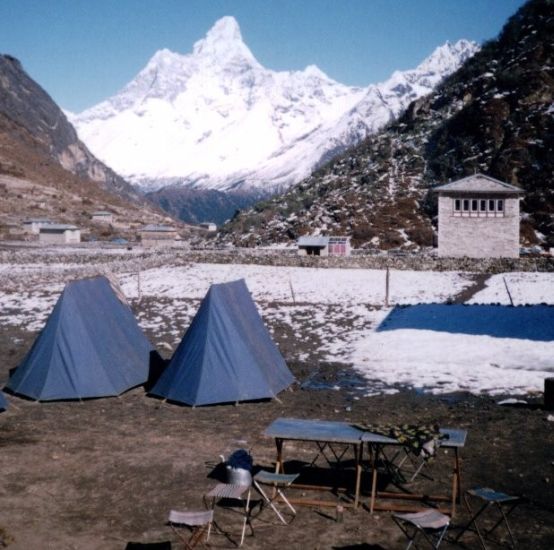 Ama Dablam from Kumjung Village