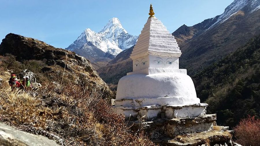 Ama Dablam from Pangboche