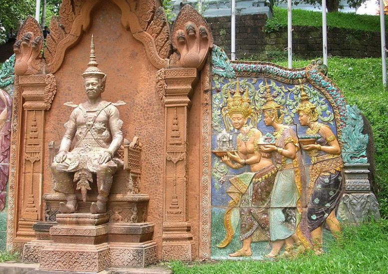 Monument in Siem Reap in northern Cambodia