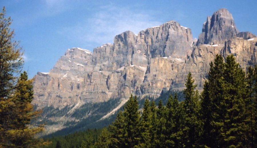 Castle Mountain in Banff National Park, Alberta, Canada