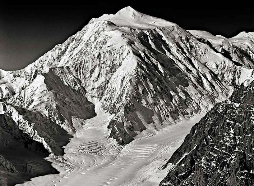 Mount Logan in the Yukon in Canada - the highest mountain in Canada and the second highest mountain in North America