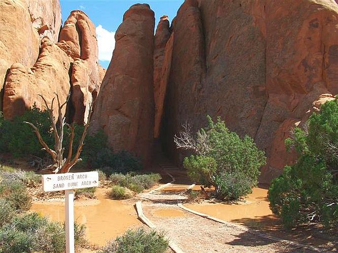 Fiery Furnace in Arches National Park