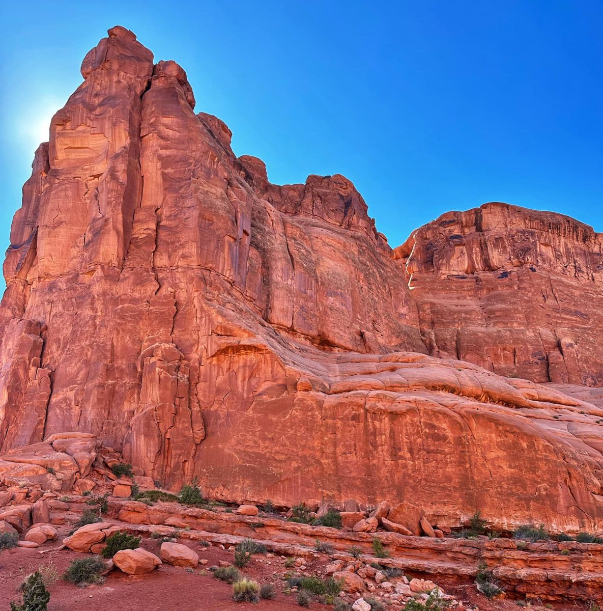 The Organ - in Courthouse Towers area of Arches National Park