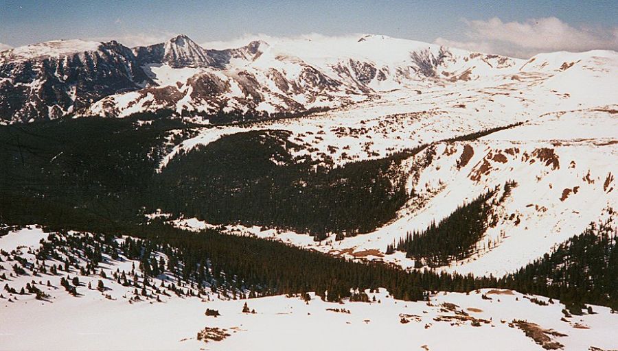 Colorado Rockies from Trail Ridge in Rocky Mountain National Park