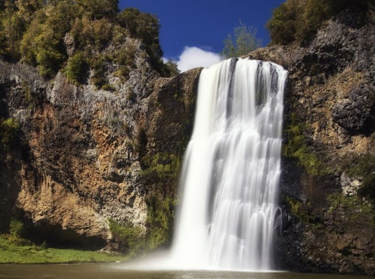 Waterfall in the Grand Teton National Park