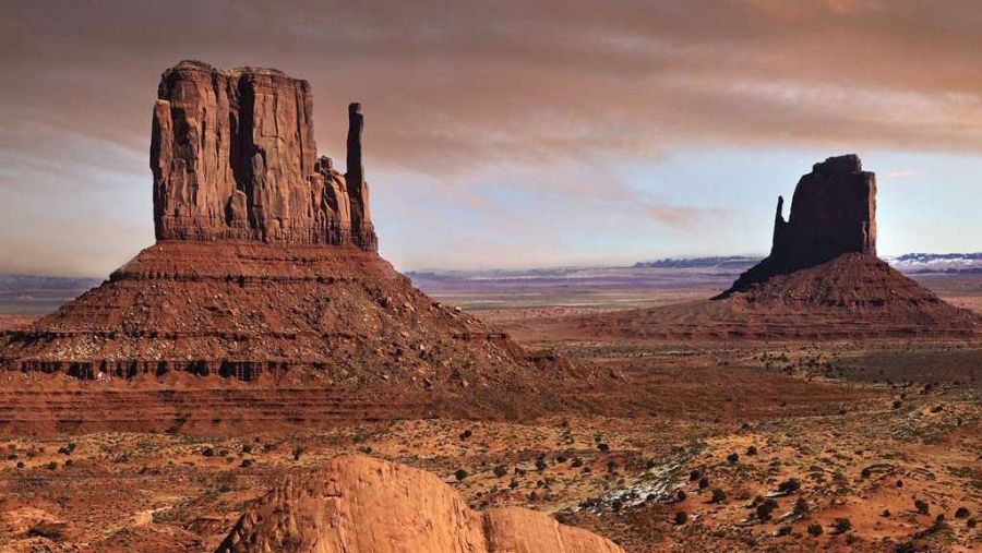 Left-hand and Right-hand Mittens in Monument Valley