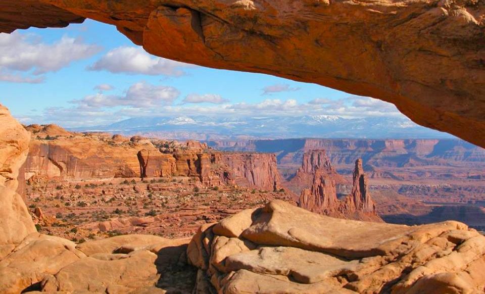 Mesa Arch on Island in the Sky in Canyonlands National Park