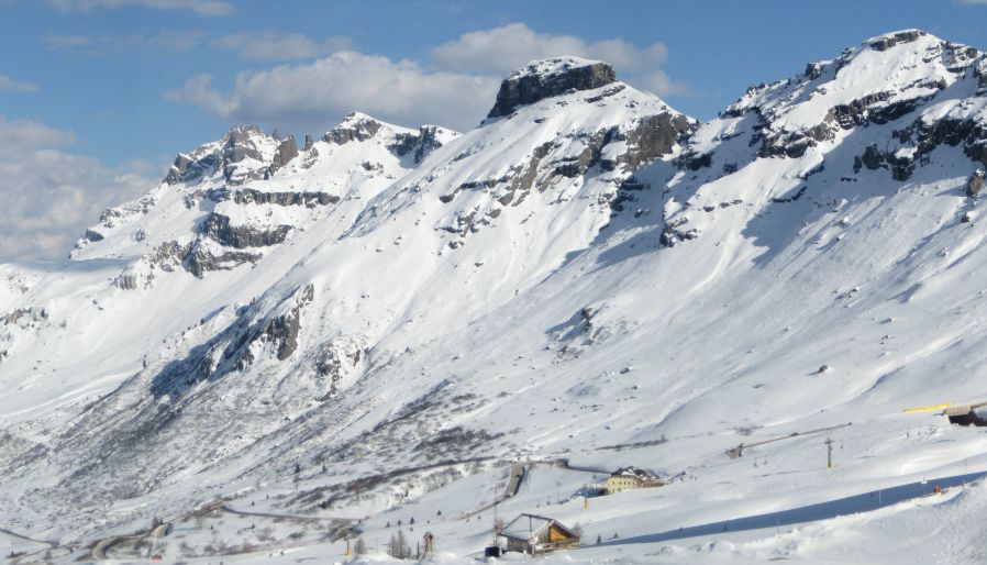 Passo Pordoi in the Italian Dolomites