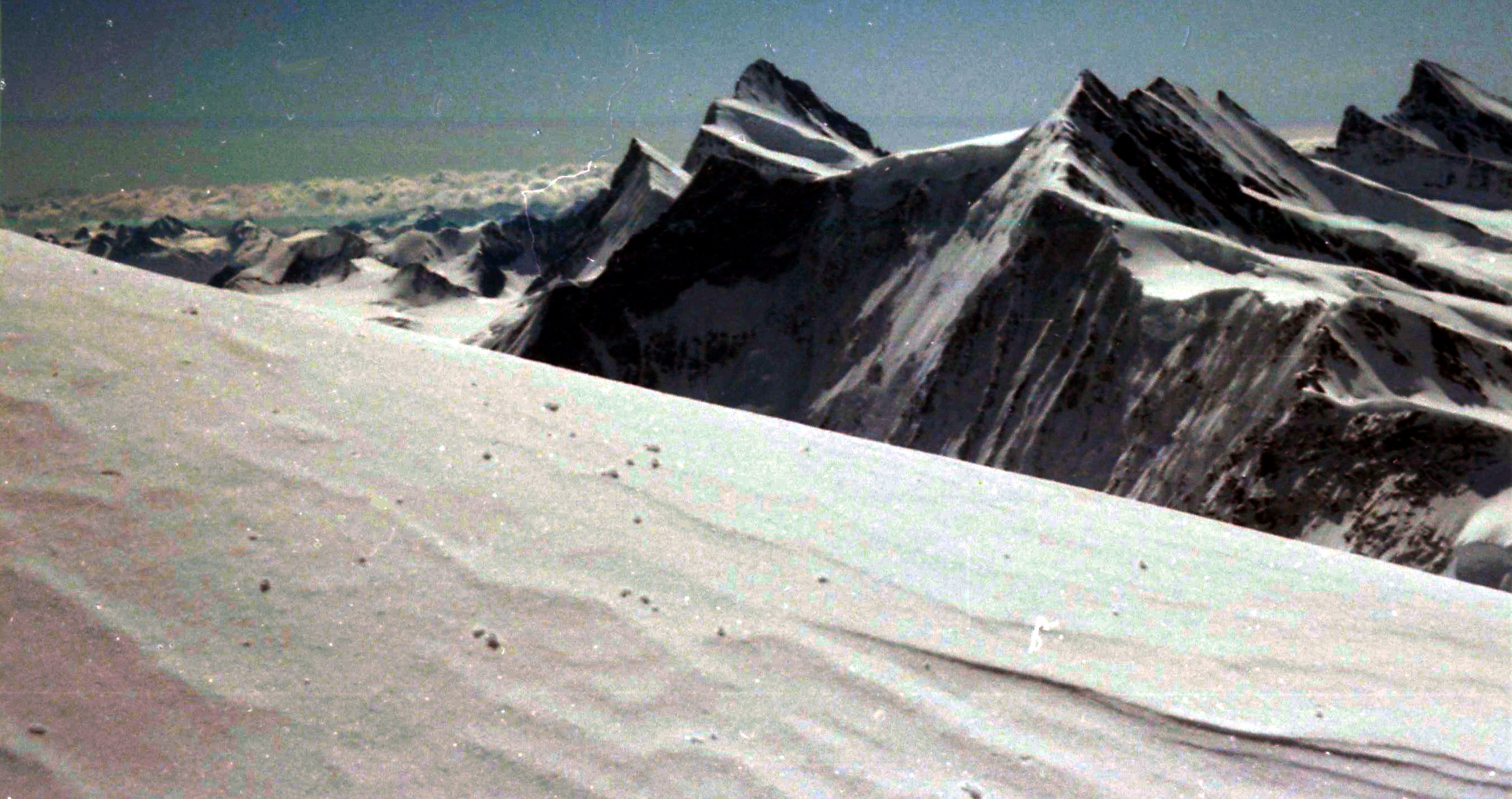 Finsteraarhorn from Eiger