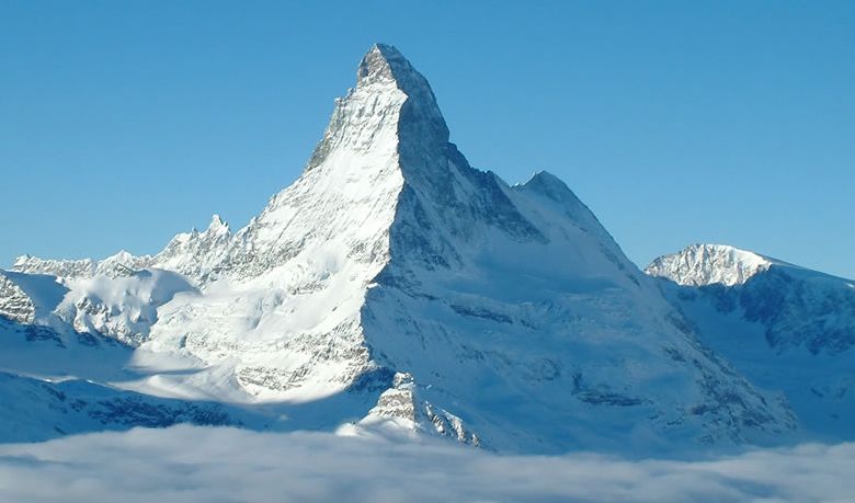 The Matterhorn ( Il Cervino ) above Zermatt