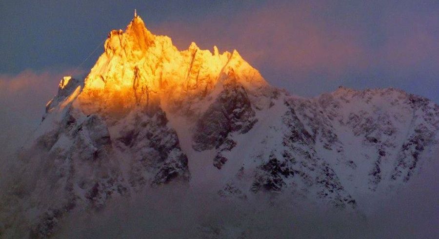 Aiguille du Midi above Chamonix