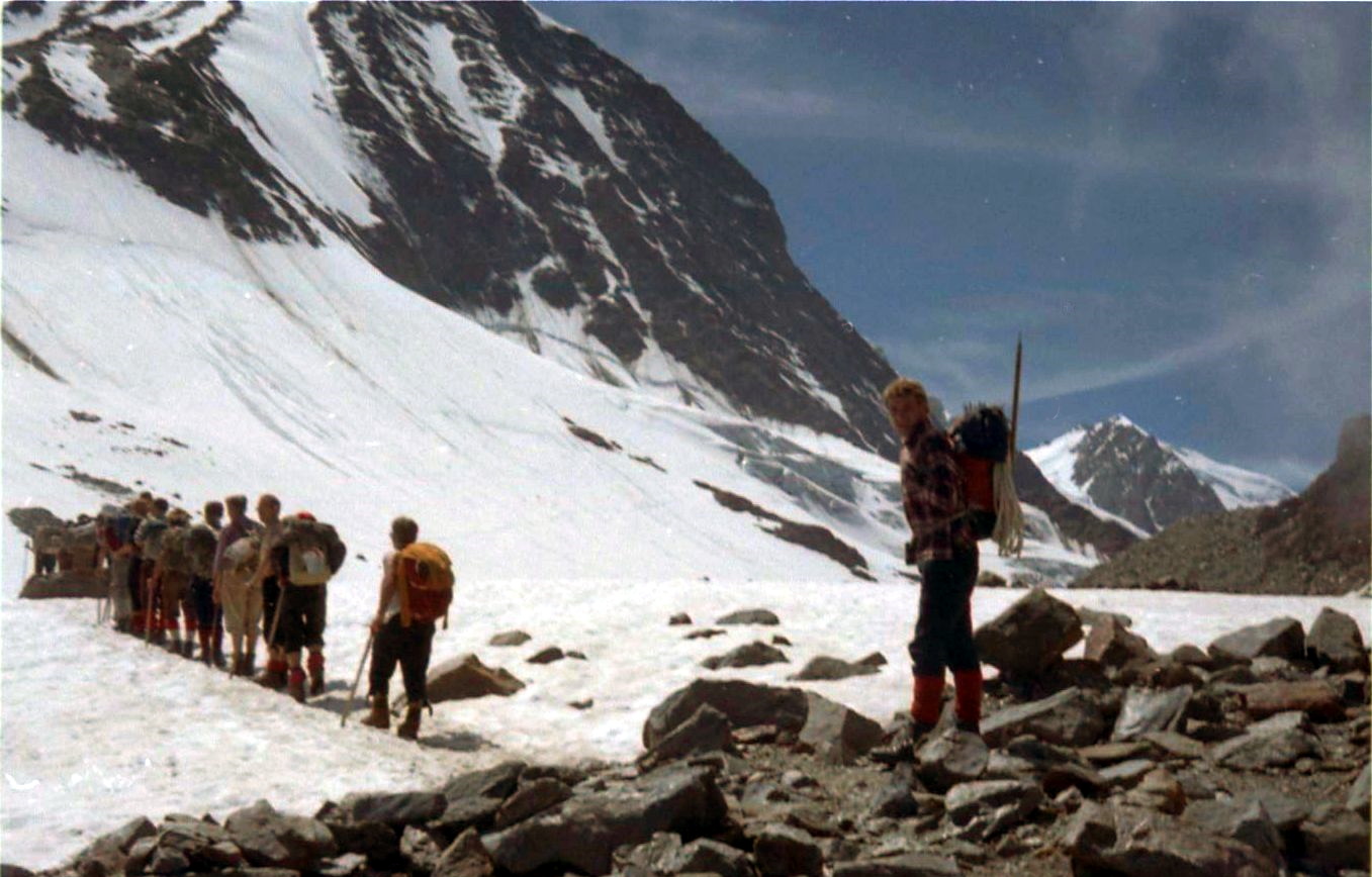 Normal route on Mont Blanc