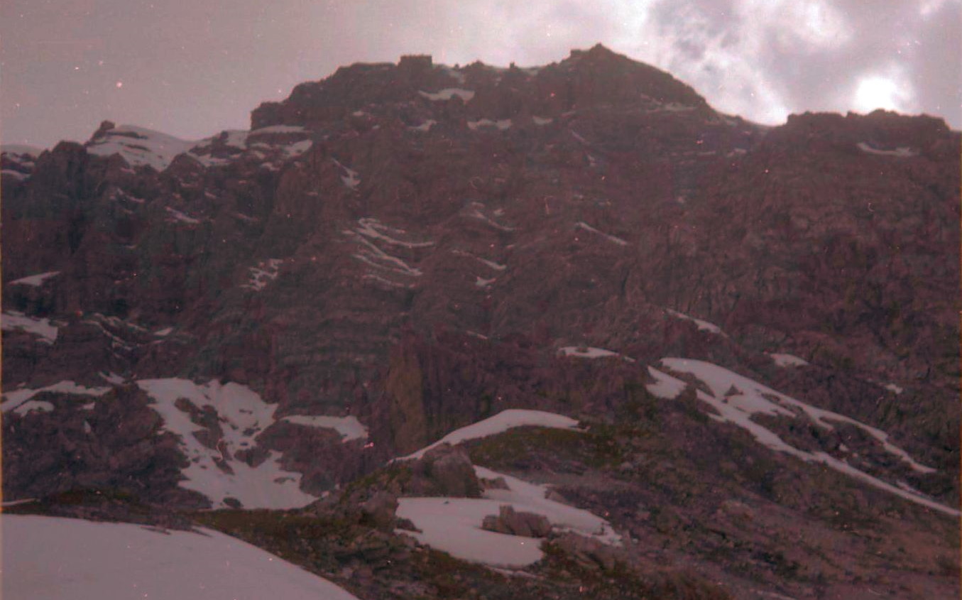 Traverse from Payer Hut on ascent of the Ortler ( Cima Ortles )