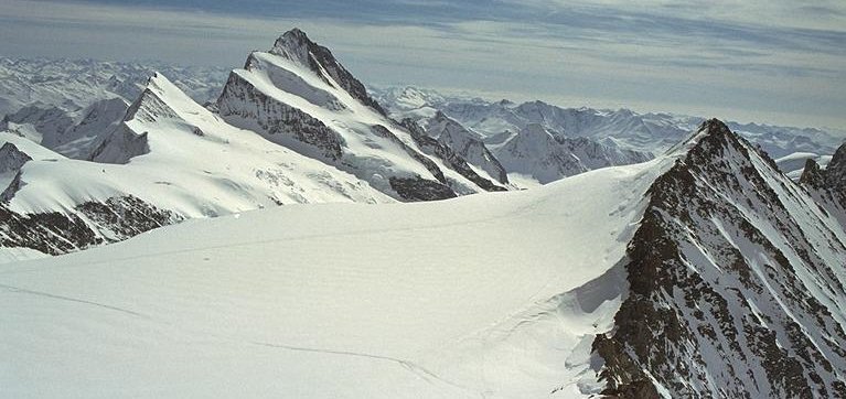 Finsteraarhorn in the Bernese Oberlands