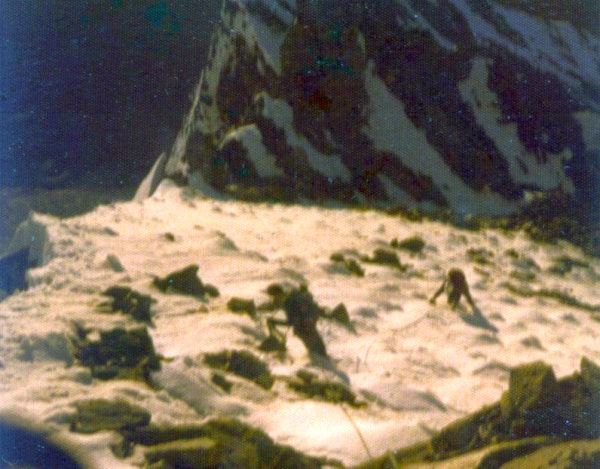 Ascent to East Ridge of Weisshorn ( 4505 metres )