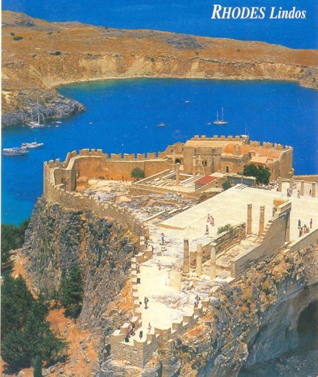 Lindos on the Greek island of Rhodes