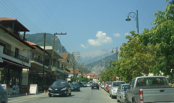 Mount Olympus from Litochoro