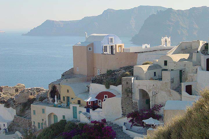 Santorini in the Cycladic Islands