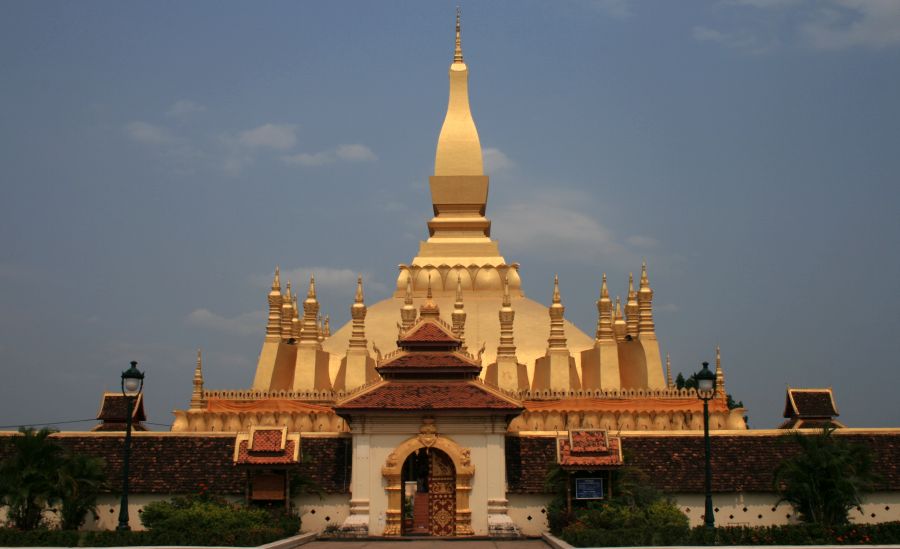 Wat That Luang in Vientiane