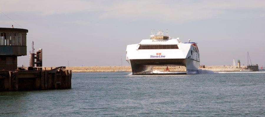 Ferry from Holyhead to Dun Laoghaire on the East Coast of Ireland