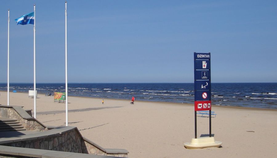 Jurmala Beach at Dzintari