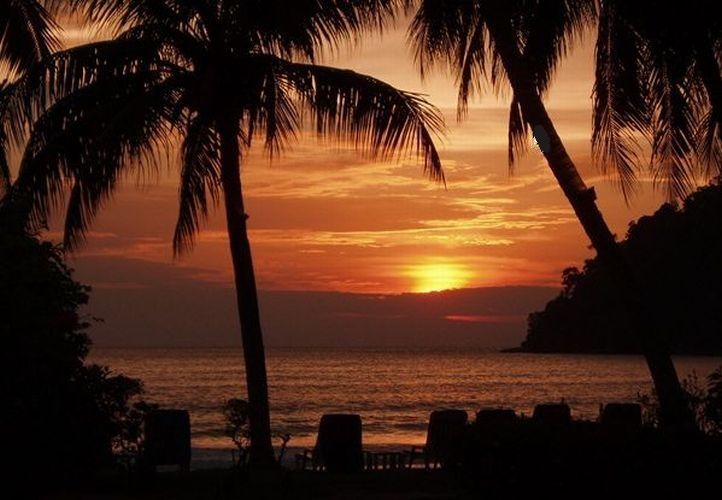 Sunset on Pulau Pangkor off West Coast of Peninsular Malaysia