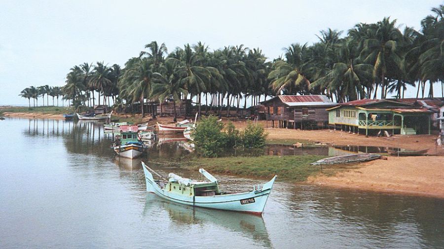 The Lagoon at Marang on the East Coast of Peninsular ( Western ) Malaysia