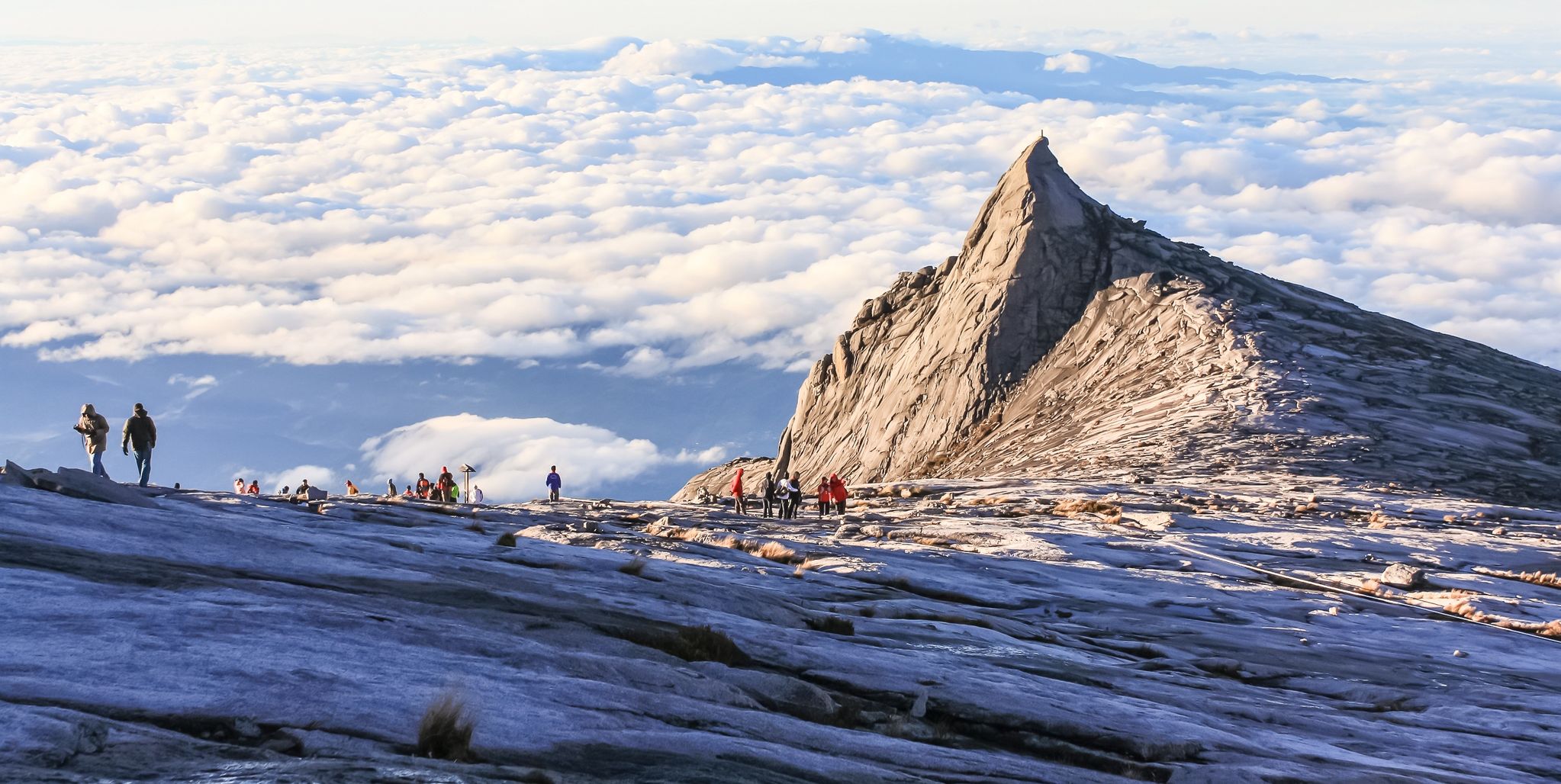 South Peak of Mount Kinabalu in Sabah, East Malaysia