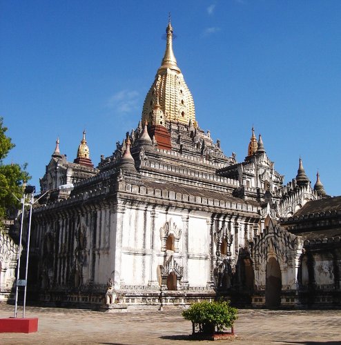 Ananda Pahto in Old Bagan in central Myanmar / Burma