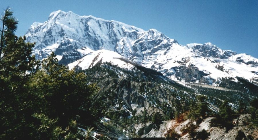 Annapurna III from Manang Valley