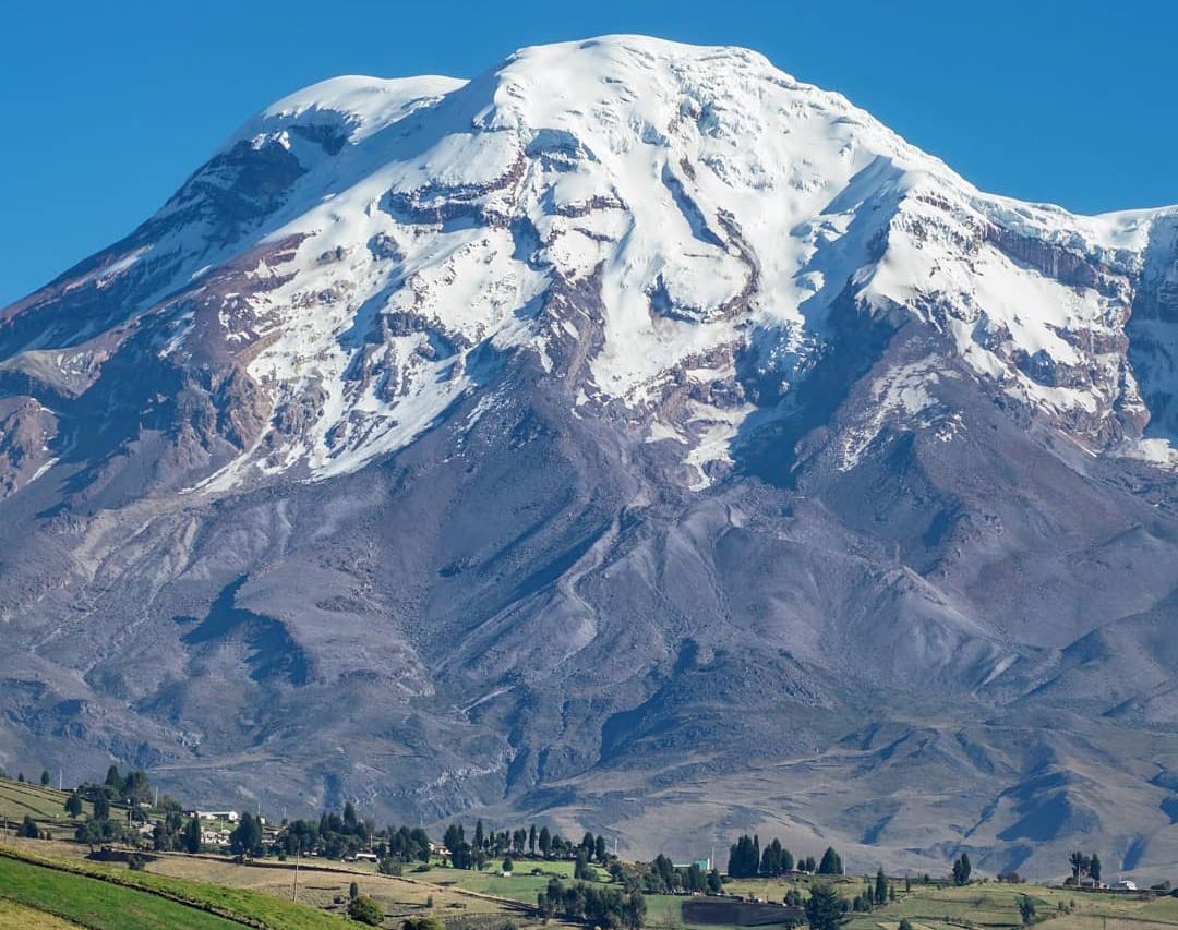 Chimborazo - 6310 metres - highest mountain in Ecuador