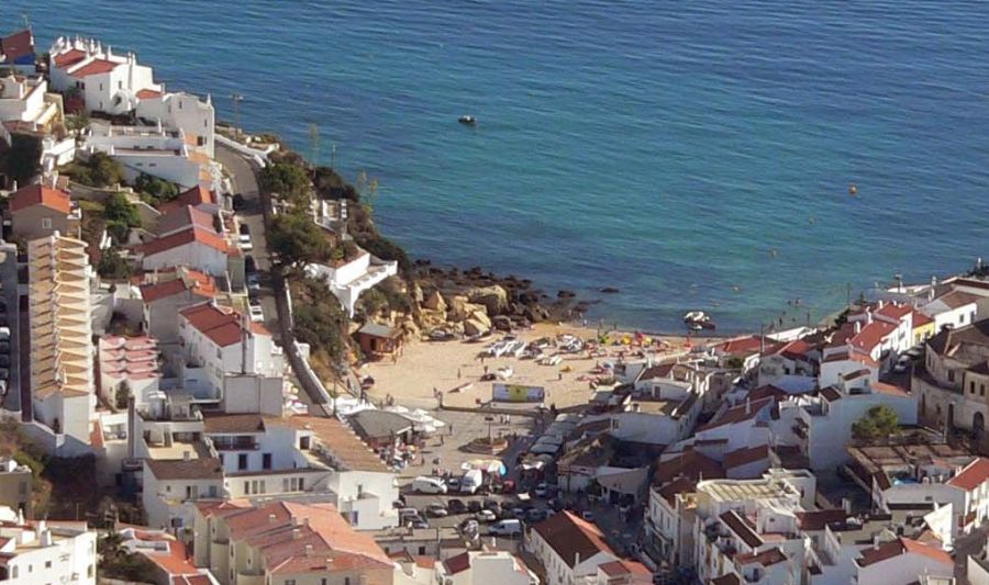 Carvoeiro in The Algarve in Southern Portugal