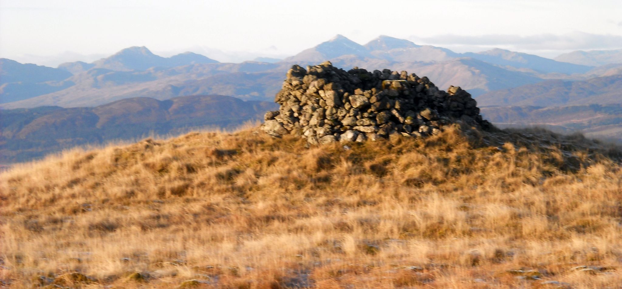 Summit cairn on Stronend