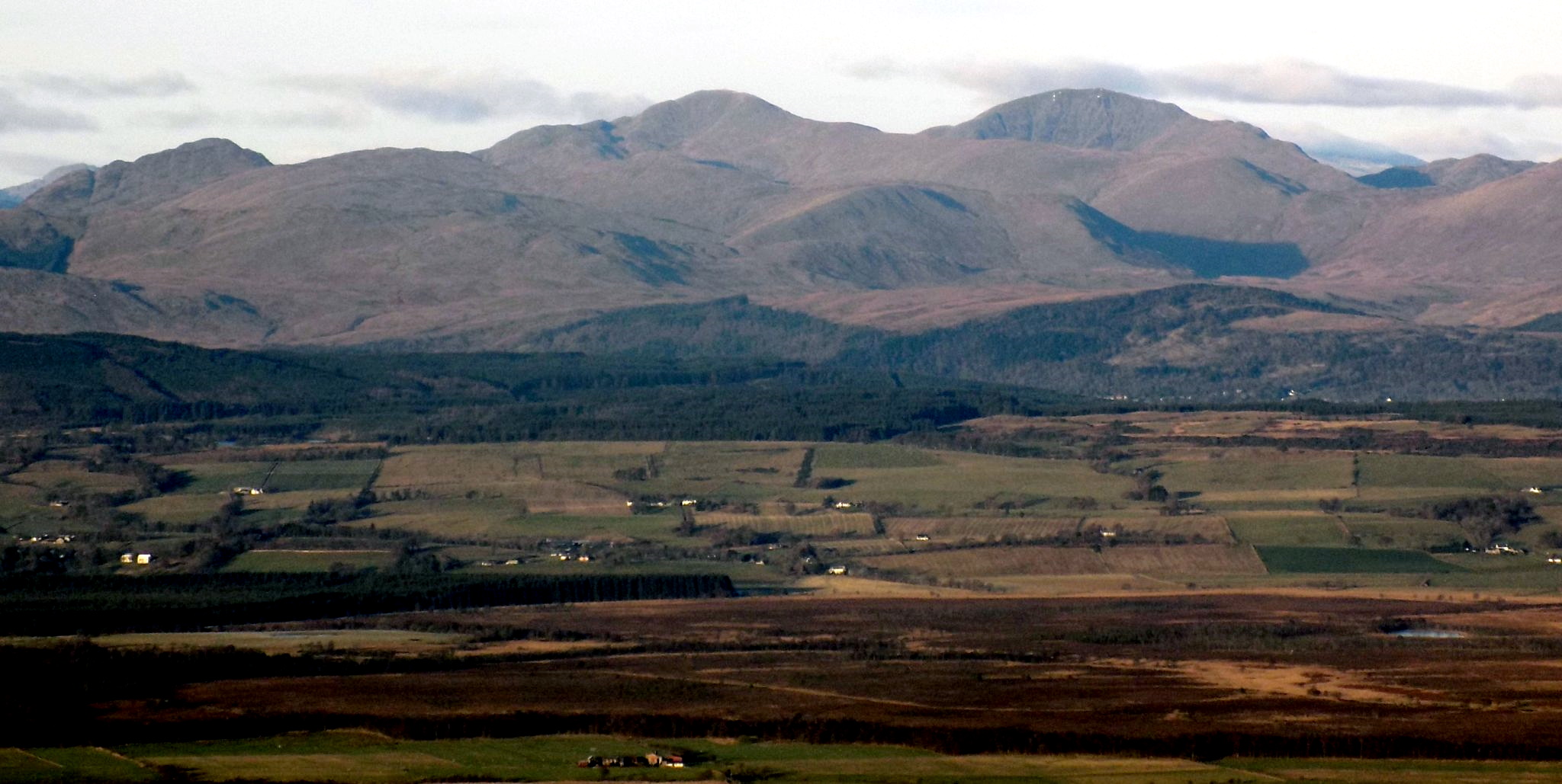 Ben Each, Stuc a'Chroin and Ben Vorlich from Stronend