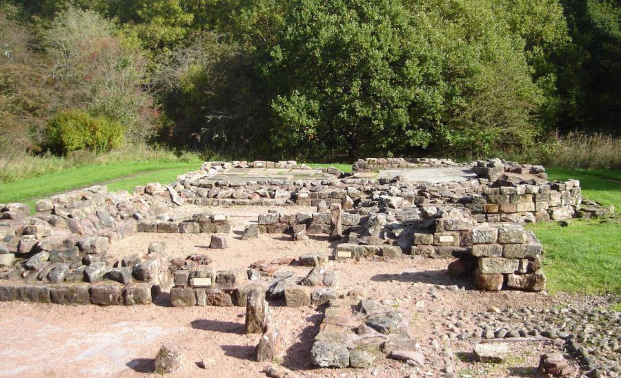 Roman Bath House in Strathclyde Country Park