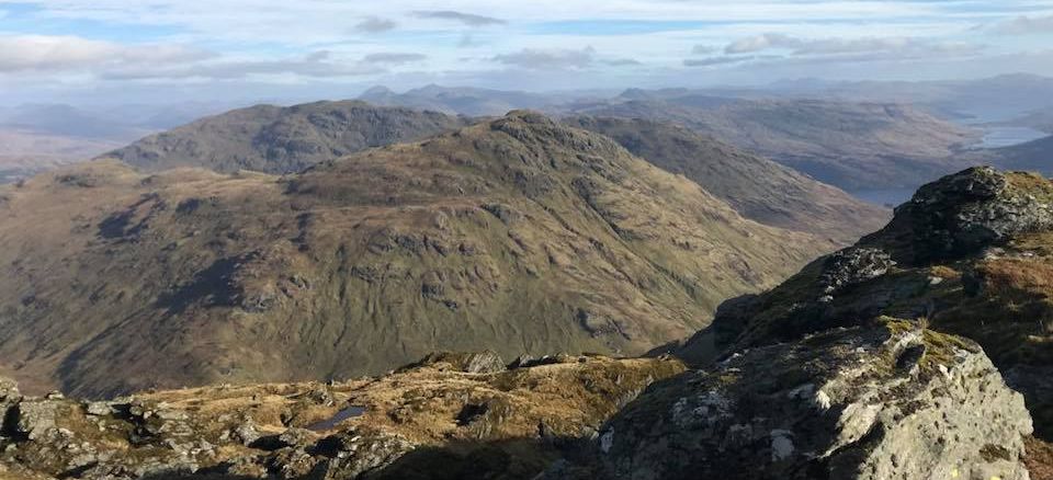 Ben Vane and Ben Vorlich from Beinn Narnain