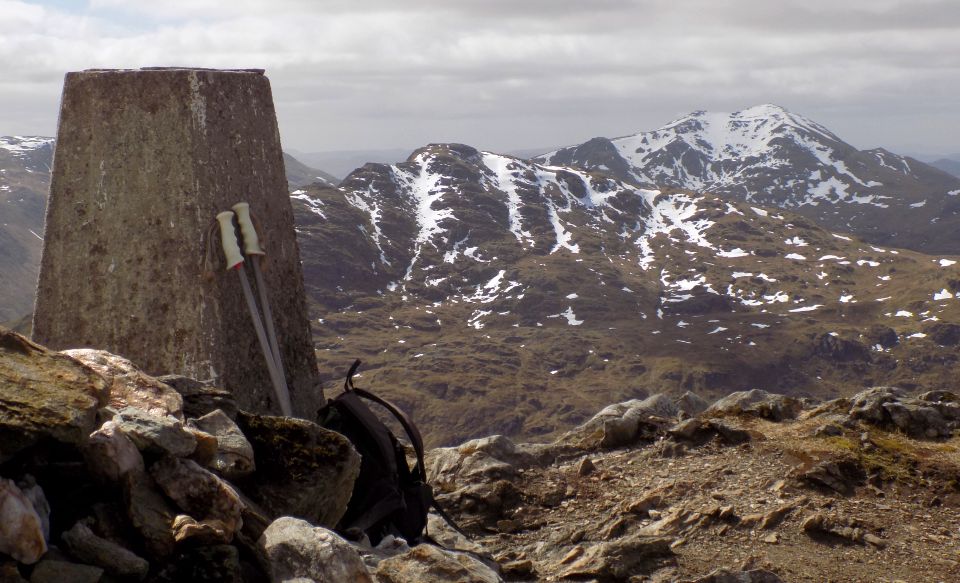 Ben Vane and Beinn Ime from Ben Vorlich