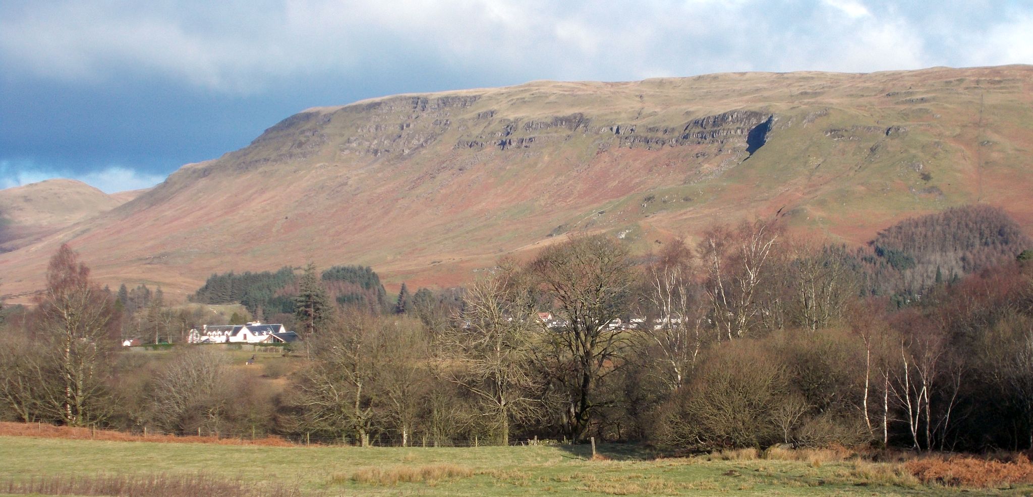 Campsie Fells above Blanefield Village