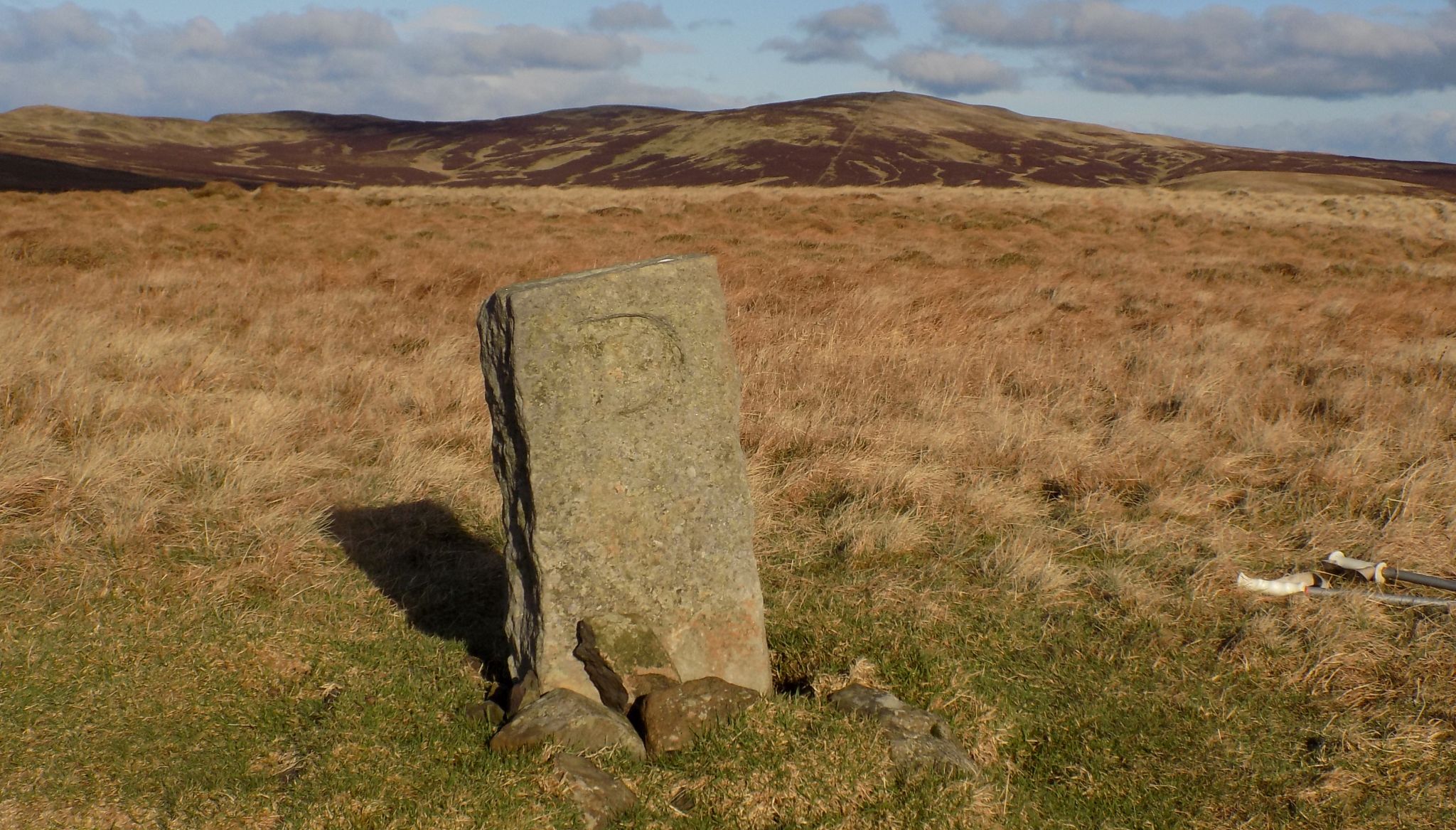 Earl's Seat - the high point in the Campsie Fells - from Slackdhu