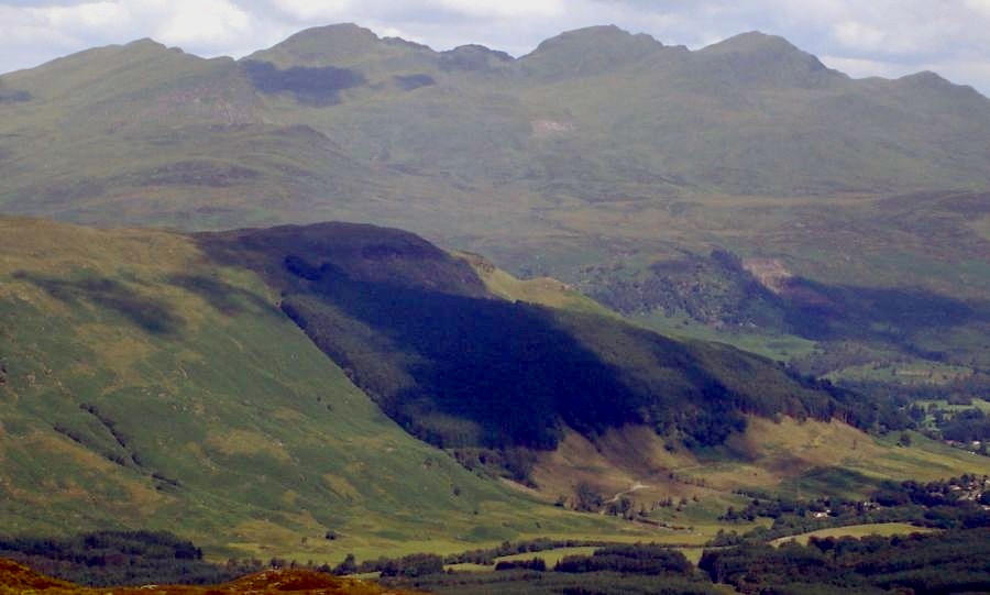 Meall nan Tarmachan from Creag MacRanaich