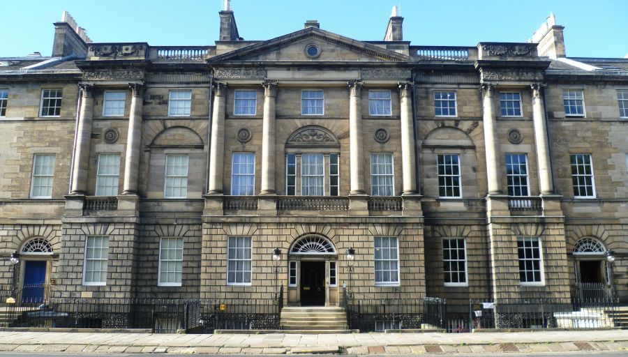 Bute House in Charlotte Square in the City Centre of Edinburgh City Centre