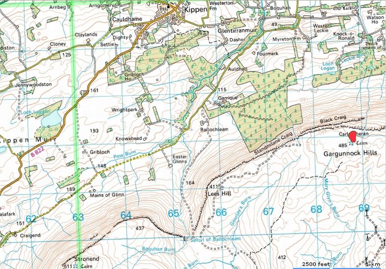 Map of Kippen area