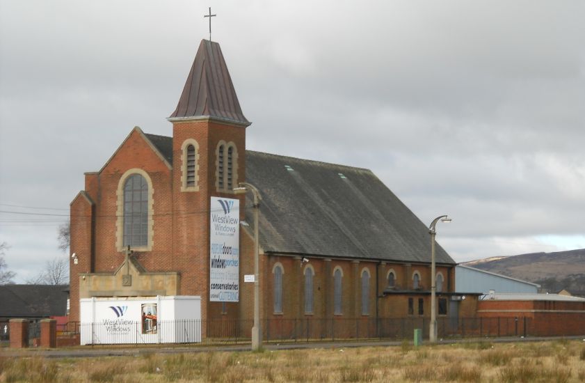 Church in Kilfauns area of Drumchapel