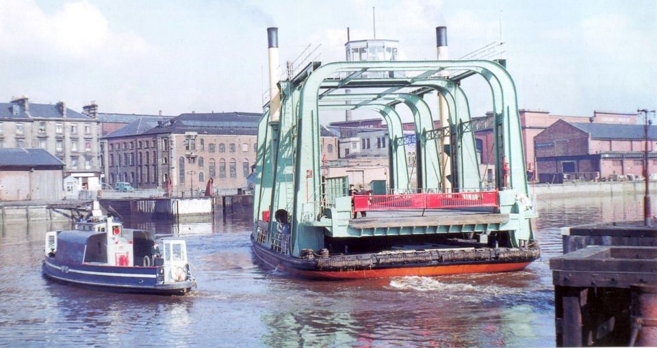 Former Finnieston Vehicular Ferry across River Clyde