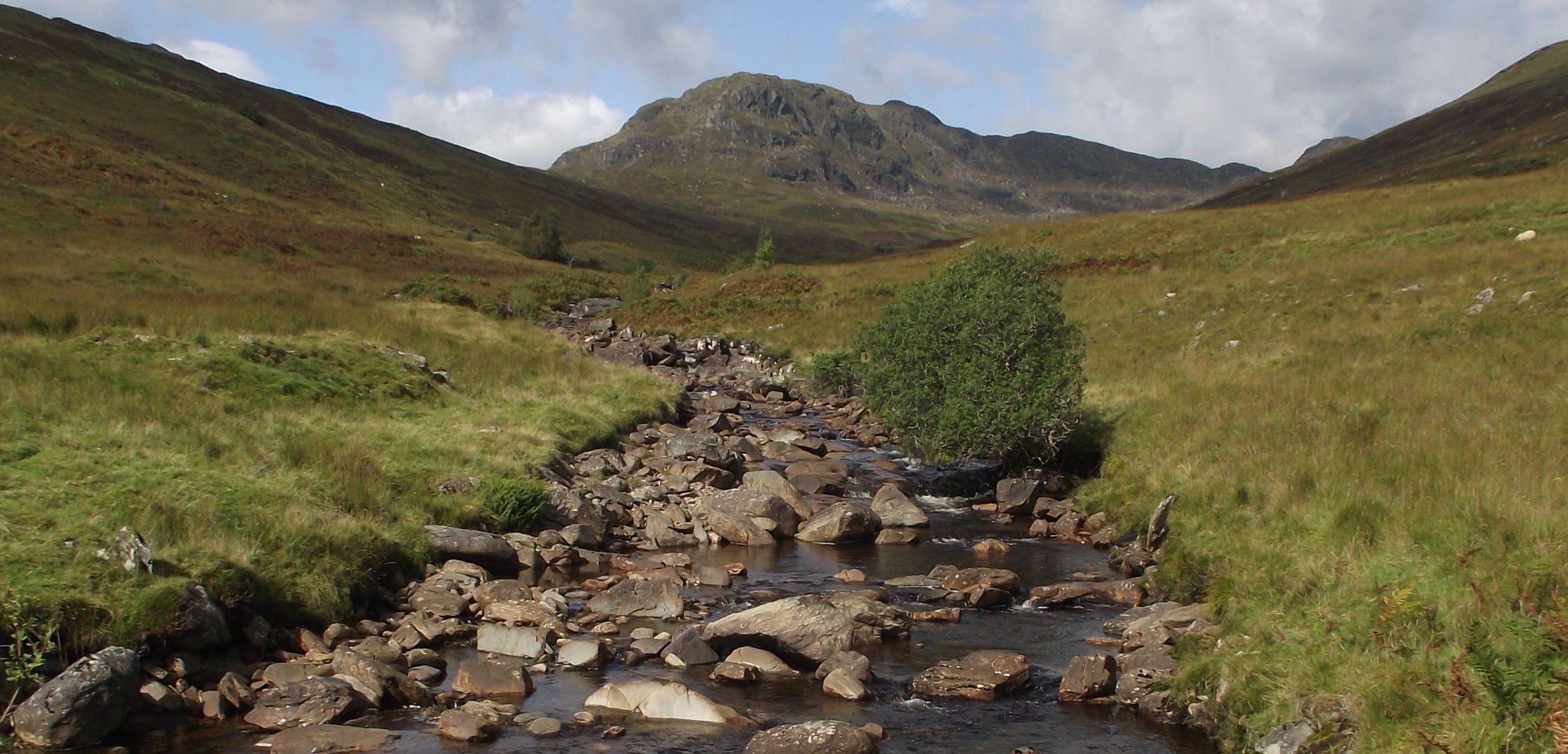 The Corbett Creag Mac Ranaich at head of Glen Kendrum